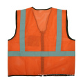 Safety Vest Hi-Viz  Orange Reflective Vest